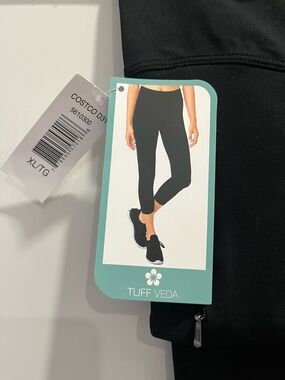 Tuff Veda Black Leggings (crop)